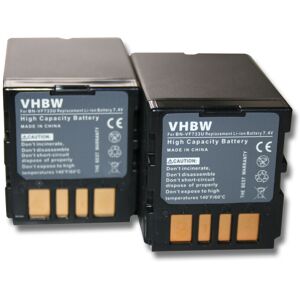 Vhbw 2x Battery For Jvc Gr-D345eg Gr-D350 Gr-D345 Gr-D340e Gr-D345e Gr-D340eg 2200mah Vhbw 2x Battery For Jvc Gr-D345eg Gr-D350 Gr-D345 Gr-D340e Gr-D345e Gr-D340eg 2200mah