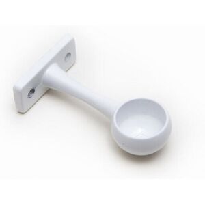 Onestopdiy White 19mm Wardrobe Support Brackets Onestopdiy White 19mm Wardrobe Support Brackets