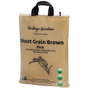 Undisclosed Short Grain Brown Rice 2 Lbs(Case Of 5) By Heritage Gardens Undisclosed Short Grain Brown Rice 2 Lbs(Case Of 5) By Heritage Gardens