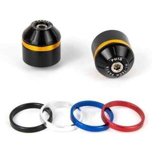 Puig Hi-Tech Short Bar Ends Black W / Coloured Rings For Bmw S1000 Rr 2019-24 Puig Hi-Tech Short Bar Ends Black W / Coloured Rings For Bmw S1000 Rr 2019-24