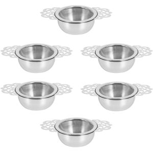 Sodial 2x(6pack Tea Strainers With Drip Bowl,2.5 Inch Tea Filters For Loose Leaf6300 Sodial 2x(6pack Tea Strainers With Drip Bowl,2.5 Inch Tea Filters For Loose Leaf6300