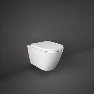 Rak Ceramics Rak Resort Rimless Hidden Fixings Wall Hung Toilet + Wrapover Seat Rak Ceramics Rak Resort Rimless Hidden Fixings Wall Hung Toilet + Wrapover Seat
