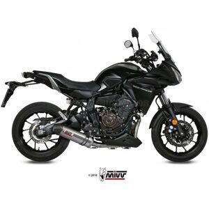 Mivv Complete Exhaust Oval Titanium Carbon Cap Yamaha Tracer 700 2016 > 2022 Mivv Complete Exhaust Oval Titanium Carbon Cap Yamaha Tracer 700 2016 > 2022