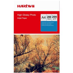 200sheets A4 Photo Paper High Glossy 200gsm Inkjet Paper Inkjet Printing Hartwii 200sheets A4 Photo Paper High Glossy 200gsm Inkjet Paper Inkjet Printing Hartwii