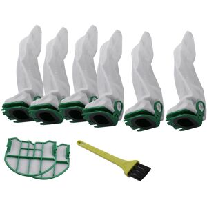 Sodial 3x(6 Pieces Replacement Bags For 2 Pieces Hepa For Kobold Vb1004398 Sodial 3x(6 Pieces Replacement Bags For 2 Pieces Hepa For Kobold Vb1004398