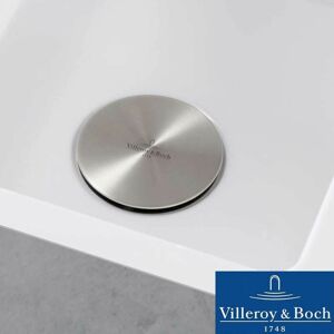 Villeroy & Boch Stainless Steel Universal 90mm Strainer Waste Cover Cap Villeroy & Boch Stainless Steel Universal 90mm Strainer Waste Cover Cap