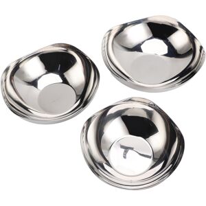 Salad Bowls Stainless Steel Rustproof Serving Bowls Set 3pcs For Kitchen Salad Bowls Stainless Steel Rustproof Serving Bowls Set 3pcs For Kitchen