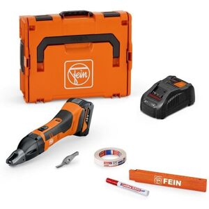 Fein Cordless Slitting Shears Up To 1.6 Mm Abss 18 1.6 E As Set 1x 5 Ah Fein Cordless Slitting Shears Up To 1.6 Mm Abss 18 1.6 E As Set 1x 5 Ah
