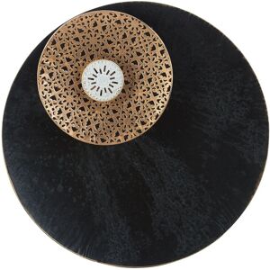 Beliani Wall Decor Round Multicolour Metal Oriental Style - Wall Decor Beliani Wall Decor Round Multicolour Metal Oriental Style - Wall Decor