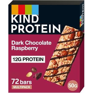 Kind Protein Bars, Dark Chocolate Raspberry, Healthy Snack, Gluten Free, 72 X 50 Kind Protein Bars, Dark Chocolate Raspberry, Healthy Snack, Gluten Free, 72 X 50