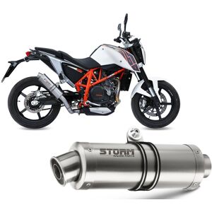 Exhaust Storm By Mivv Muffler Gp Steel For Ktm 690 Duke 2012 > 2018 Exhaust Storm By Mivv Muffler Gp Steel For Ktm 690 Duke 2012 > 2018