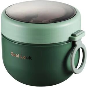 Sodial 5x(Stainless Steel Vacuum Soup Cup - Portable Lunch Box With Spoon,1875 Sodial 5x(Stainless Steel Vacuum Soup Cup - Portable Lunch Box With Spoon,1875