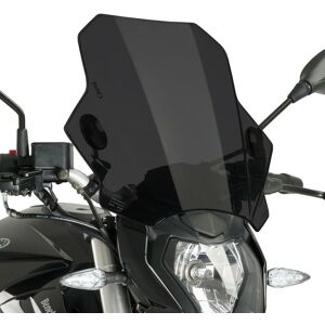 Windshield For Kawasaki Er-6n 05-11 Dark Smoke Puig Bat Windshield For Kawasaki Er-6n 05-11 Dark Smoke Puig Bat