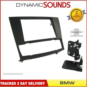 For Bmw 3 Series E90 E91 E92 E93, Connects2 Ct23bm01 Black Double Din Fascia Kit For Bmw 3 Series E90 E91 E92 E93, Connects2 Ct23bm01 Black Double Din Fascia Kit