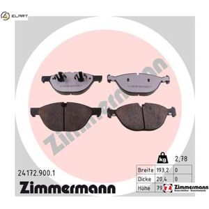Zimmermann BMW X5 X6 Brake Pads - Organic, Long-lasting, German Quality Zimmermann BMW X5 X6 Brake Pads - Organic, Long-lasting, German Quality