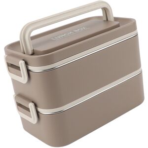 (Dark Apricot)2 Tier Stackable Box 304 Stainless Steel Insulated Lunch Hg (Dark Apricot)2 Tier Stackable Box 304 Stainless Steel Insulated Lunch Hg