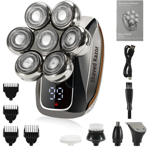 New Shaver For Men 7d Independently 7 Cutter Floating Head Waterproof Electric R New Shaver For Men 7d Independently 7 Cutter Floating Head Waterproof Electric R