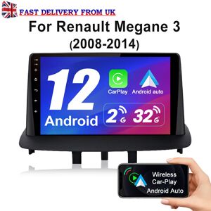 Junsun For Renault Megane 3 2008-2014 9"Android12 Car Stereo Gps Sat Nav Carplay 2+32gb Junsun For Renault Megane 3 2008-2014 9"Android12 Car Stereo Gps Sat Nav Carplay 2+32gb