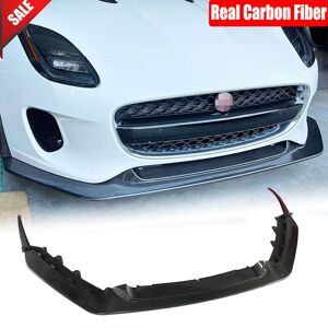 Speed_turning For Jaguar F-Type X152 2-Door 2017-19 Real Carbon Fiber Front Bumper Lip Spoiler Speed_turning For Jaguar F-Type X152 2-Door 2017-19 Real Carbon Fiber Front Bumper Lip Spoiler