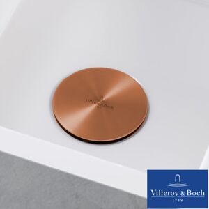 Villeroy & Boch Copper Stainless Steel Universal 90mm Strainer Waste Cover Cap Villeroy & Boch Copper Stainless Steel Universal 90mm Strainer Waste Cover Cap