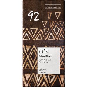 Vivani 92% Panama Cacao Dark Chocolate 80g X 6 Packs Vivani 92% Panama Cacao Dark Chocolate 80g X 6 Packs