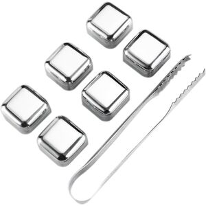 Sodial Whiskey Stones 6 Pack, Metal Reusable Ice-Cubes, High Cooling Technology,5718 Sodial Whiskey Stones 6 Pack, Metal Reusable Ice-Cubes, High Cooling Technology,5718