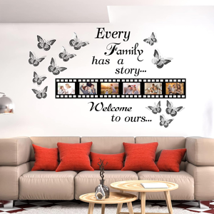 Does Not Apply Every Family Has A Story Wall Stickers, 12pcs 3d Butterfly Wall Stickers Family Does Not Apply Every Family Has A Story Wall Stickers, 12pcs 3d Butterfly Wall Stickers Family