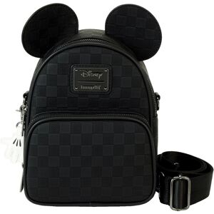 Loungefly Disney Mickey Mouse Black Checked Convertible Crossbody New With Tags Loungefly Disney Mickey Mouse Black Checked Convertible Crossbody New With Tags
