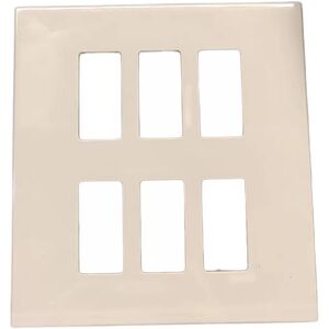 Vimar 08640.A Plaque 6 Modules Resin Ballpoint Ivory Vimar 08640.A Plaque 6 Modules Resin Ballpoint Ivory