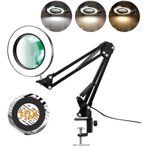 Sodial 10x Magnifier Desk Lamp, 2-In-1 Led Magnifying Glass With Light , Hands-7722 Sodial 10x Magnifier Desk Lamp, 2-In-1 Led Magnifying Glass With Light , Hands-7722