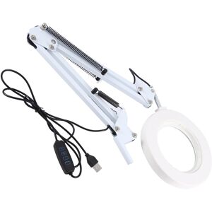 Sodial Magnifying Lamp Metal Swing Arm Magnifier Lamp-10 Levels Brightness,3 Color7840 Sodial Magnifying Lamp Metal Swing Arm Magnifier Lamp-10 Levels Brightness,3 Color7840