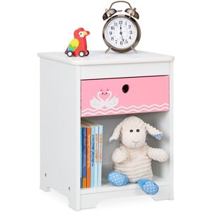 Relaxdays Bedside Table Children'S Nightstand Compact Mdf Material Kids' Bedside Cabinet Relaxdays Bedside Table Children'S Nightstand Compact Mdf Material Kids' Bedside Cabinet