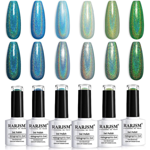 Does Not Apply Holographic Gel Nail Polish Set Summer Colors Glitter Gel Polishes Kit Rose Gold Does Not Apply Holographic Gel Nail Polish Set Summer Colors Glitter Gel Polishes Kit Rose Gold