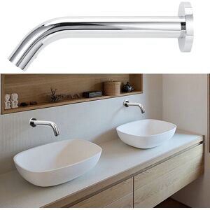 G1/2in Wall Stainless Steel Infrared Induction Sensor Water Faucet Hot And Cold G1/2in Wall Stainless Steel Infrared Induction Sensor Water Faucet Hot And Cold