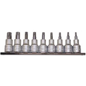 Teng Tools M3813tpx - 3/8" Drive Tpx (Security) Bit Socket Clip Rail Set - 9pcs Teng Tools M3813tpx - 3/8" Drive Tpx (Security) Bit Socket Clip Rail Set - 9pcs