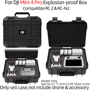 Does Not Apply For Dji Mini 3/4pro Case Mini 4 Pro Explosion Proof Case Mini 4 Pro Bag Portable Does Not Apply For Dji Mini 3/4pro Case Mini 4 Pro Explosion Proof Case Mini 4 Pro Bag Portable