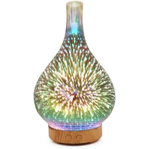 Sodial 100ml 3d Glass Essential Oil Diffuser Silent Essential Oil Diffuser7846 Sodial 100ml 3d Glass Essential Oil Diffuser Silent Essential Oil Diffuser7846