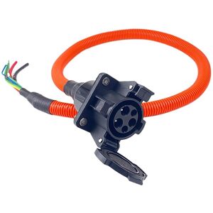 Care+ Electric Vehicle Adapter 32a Sae J1772 Ac Charging Socket With Bellows 3794 Care+ Electric Vehicle Adapter 32a Sae J1772 Ac Charging Socket With Bellows 3794