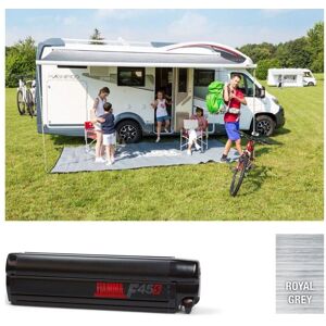 Fiamma F45s 375 Awning Deep Black Royal Grey Fabric Fiamma F45s 375 Awning Deep Black Royal Grey Fabric