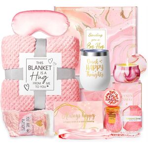 Branded Self Care Gifts For Women Get Well Soon Care Package With Luxury Flannel Blank Branded Self Care Gifts For Women Get Well Soon Care Package With Luxury Flannel Blank