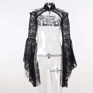 Does Not Apply Punk Bolero Shrug Top Trad Goth Black Shawls Flared Sleeve Cover Wraps For Eveni Does Not Apply Punk Bolero Shrug Top Trad Goth Black Shawls Flared Sleeve Cover Wraps For Eveni