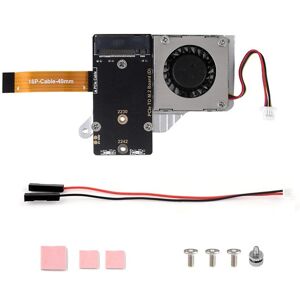 Sodial 3x(For 5 Pcle To M.2 Adapter Board With Blower+heat Sink Gen3 M.2 Nvme9801 Sodial 3x(For 5 Pcle To M.2 Adapter Board With Blower+heat Sink Gen3 M.2 Nvme9801