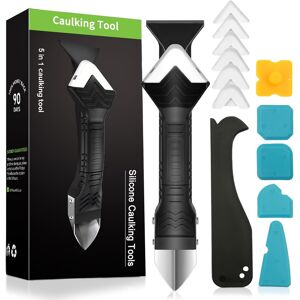 Caulking Tool 5 In 1 Silicone Caulking Grout Removal Sealant Finishing Tool With Caulking Tool 5 In 1 Silicone Caulking Grout Removal Sealant Finishing Tool With