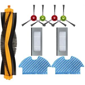 Sodial 4x(For Debot Ozmo900 Robot Cleaner Spare Main Side Brush Hepa Mop Wipe3141 Sodial 4x(For Debot Ozmo900 Robot Cleaner Spare Main Side Brush Hepa Mop Wipe3141
