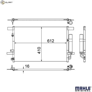 Mahle Condenser Air Conditioning Ac 557 000s For Mitsubishi Outlander/ii/suv/sport Mahle Condenser Air Conditioning Ac 557 000s For Mitsubishi Outlander/ii/suv/sport