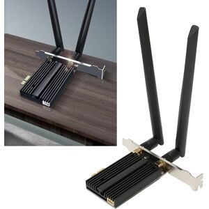 Pcie Wifi Card 6ghz 5ghz 2.4ghz Wpa3 Bt5.2 Dual Antenna Plug And Play Pcie Pcie Wifi Card 6ghz 5ghz 2.4ghz Wpa3 Bt5.2 Dual Antenna Plug And Play Pcie