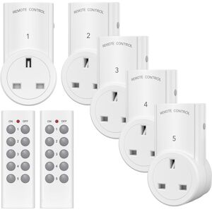 Hbn Remote Control Plug Socket,13a/3120w Wireless Light Switch 30m/100ft Range Hbn Remote Control Plug Socket,13a/3120w Wireless Light Switch 30m/100ft Range