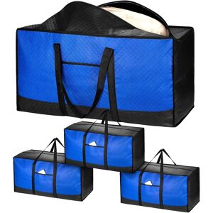 Iespell 4 Pack 120l Extra Large Storage Box With Lid For Moving House, Strong Moving Bo Iespell 4 Pack 120l Extra Large Storage Box With Lid For Moving House, Strong Moving Bo