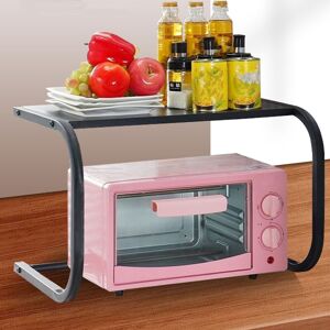 Countertop Microwave Oven Rack Heavy Duty Toaster Oven Shelf 2 Tier Space Saving Countertop Microwave Oven Rack Heavy Duty Toaster Oven Shelf 2 Tier Space Saving