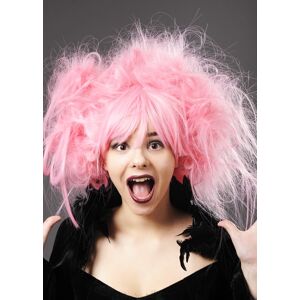 Struts Womens Halloween Deluxe Big Baby Pink Backcombed Fancy Dress Zombie Bride Wig Struts Womens Halloween Deluxe Big Baby Pink Backcombed Fancy Dress Zombie Bride Wig